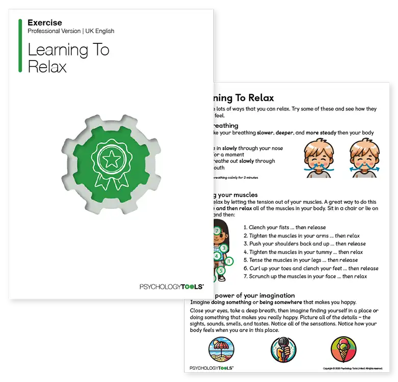 Psychology Tools resource: Learning To Relax (CYP)