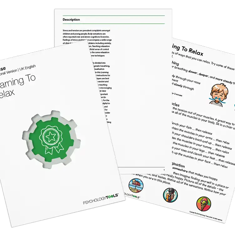 Psychology Tools resource: Learning To Relax (CYP)