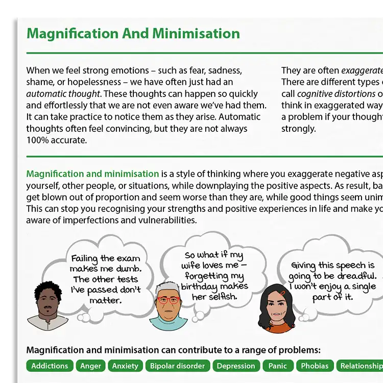 Psychology Tools resource: Magnification And Minimization