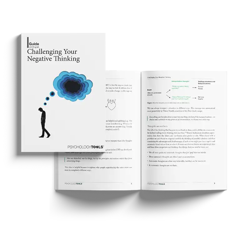 Psychology Tools resource: Challenging Your Negative Thinking  Archived