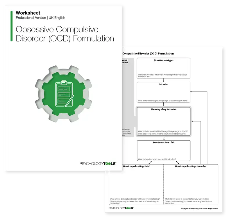 Psychology Tools resource: Obsessive Compulsive Disorder (OCD) Formulation