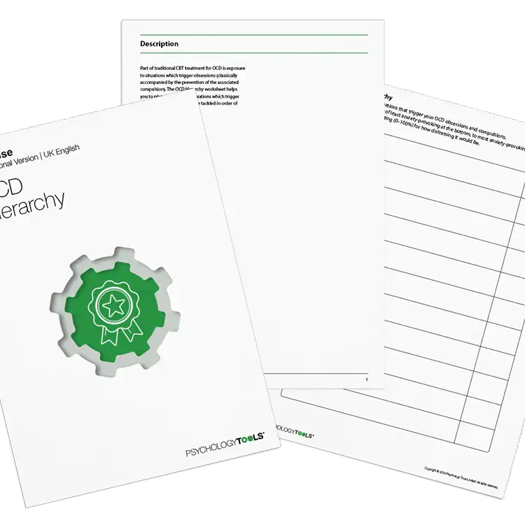 Psychology Tools resource: OCD Hierarchy