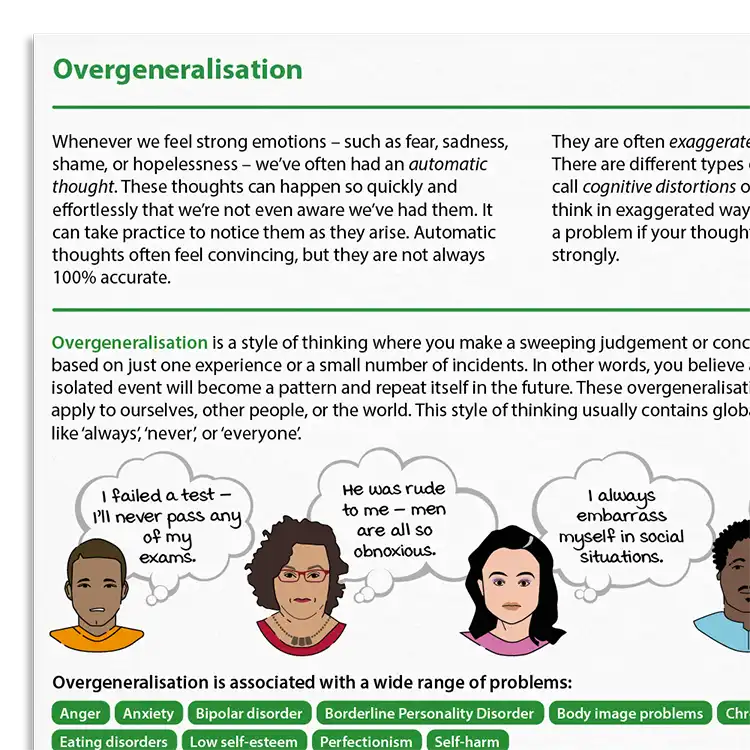 Psychology Tools resource: Overgeneralization