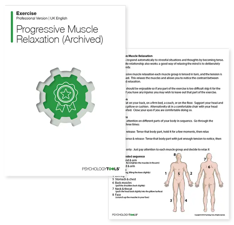 Psychology Tools resource: Progressive Muscle Relaxation Archived