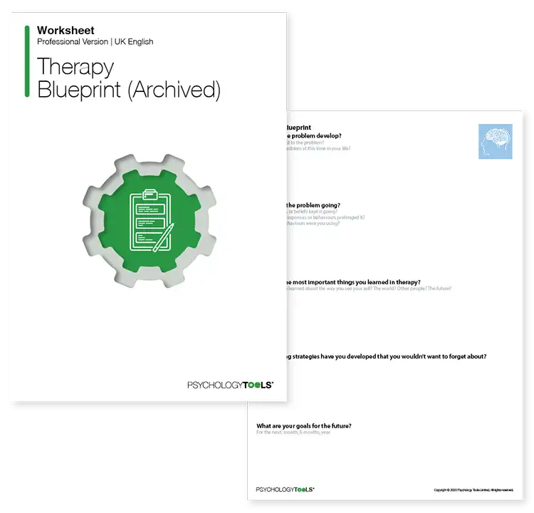 Psychology Tools resource: Therapy Blueprint Archived