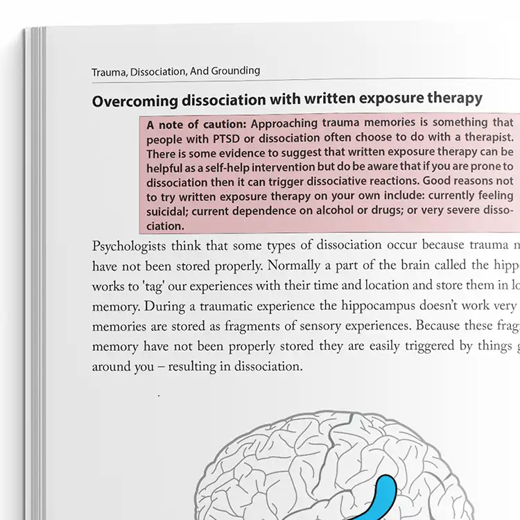 Psychology Tools resource: Trauma, Dissociation, And Grounding Archived