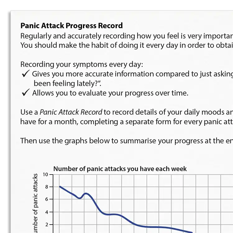 Psychology Tools resource: Panic Attack Progress Record