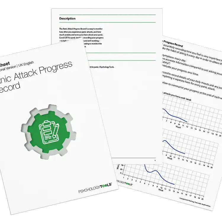Psychology Tools resource: Panic Attack Progress Record
