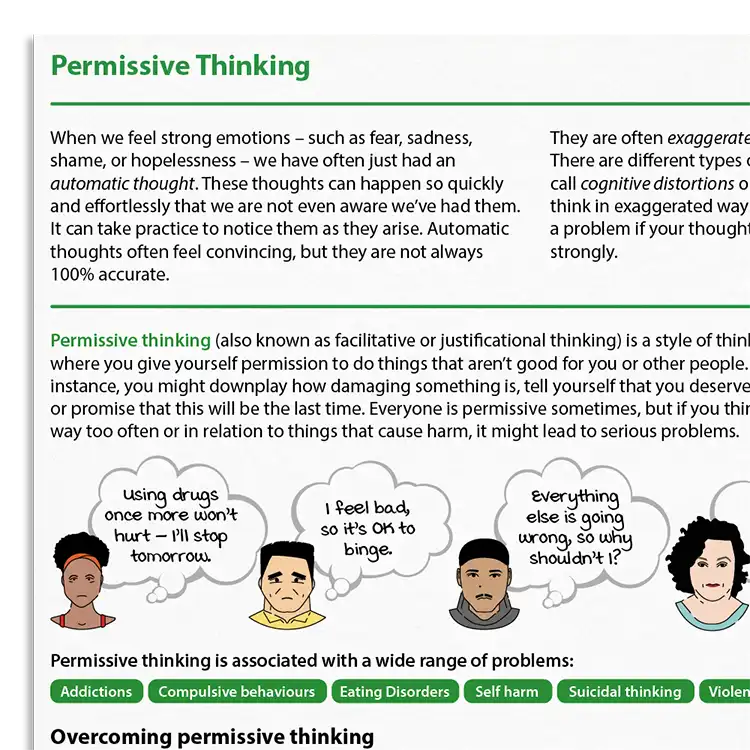 Psychology Tools resource: Permissive Thinking