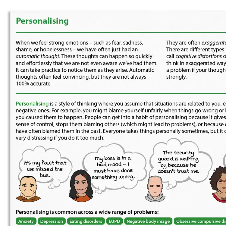 Psychology Tools resource: Personalizing
