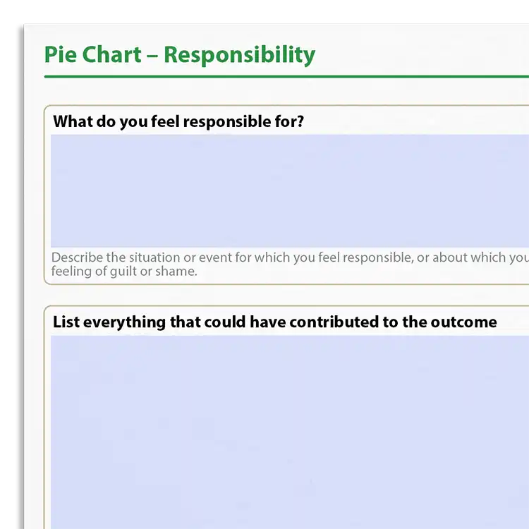 Psychology Tools resource: Pie Chart – Responsibility
