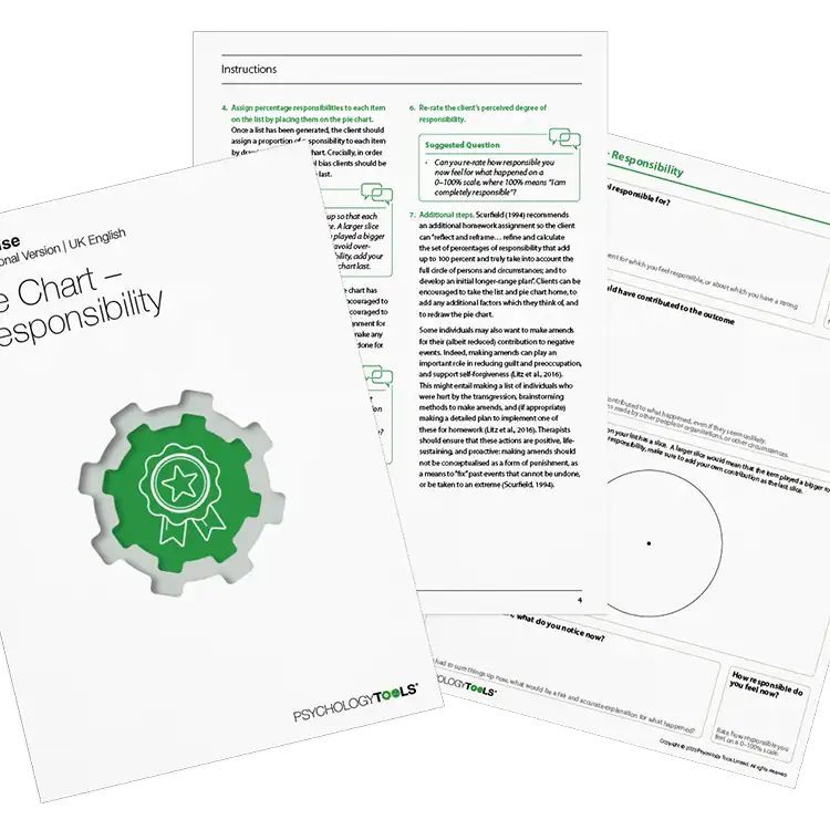 Psychology Tools resource: Pie Chart – Responsibility