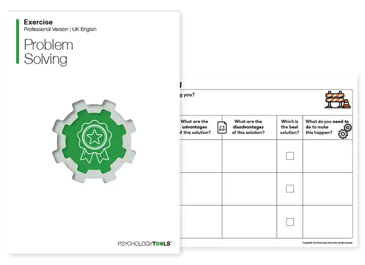 Psychology Tools resource: Problem Solving (CYP)