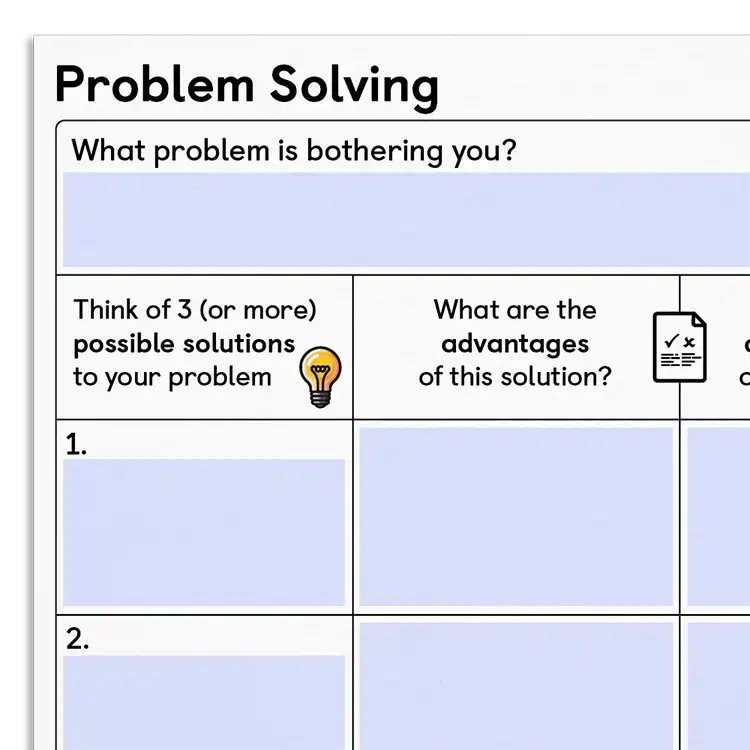 Psychology Tools resource: Problem Solving (CYP)