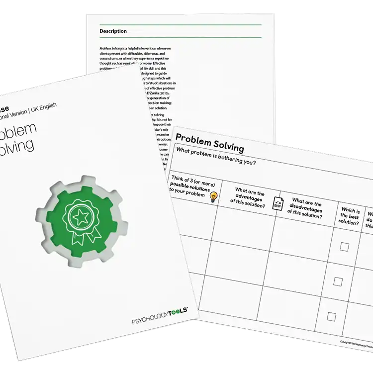 Psychology Tools resource: Problem Solving (CYP)