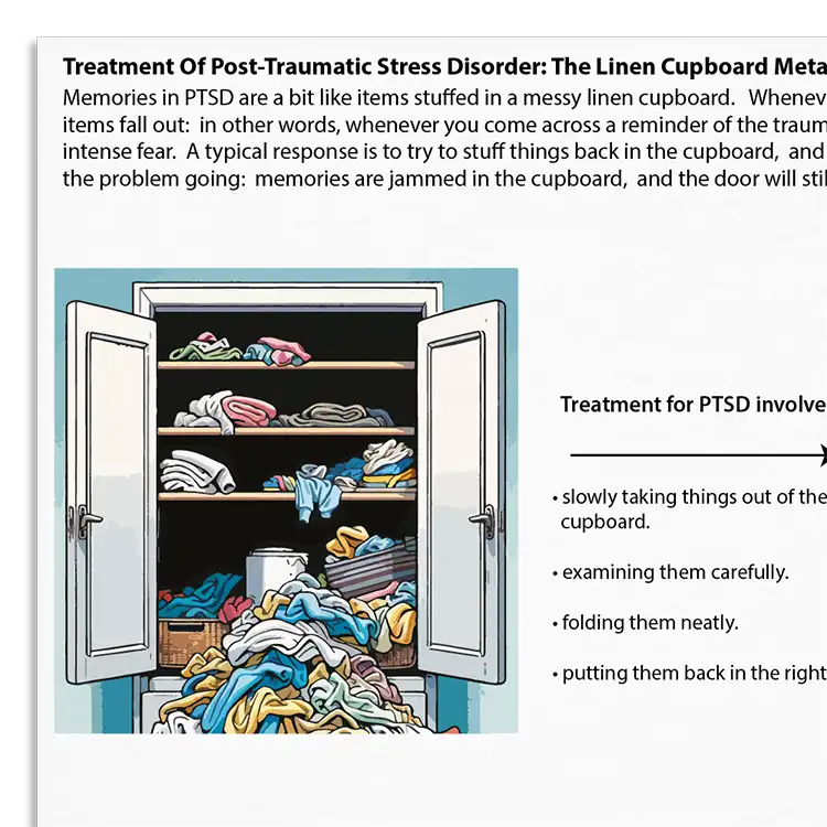 Psychology Tools resource: PTSD Linen Cupboard Metaphor