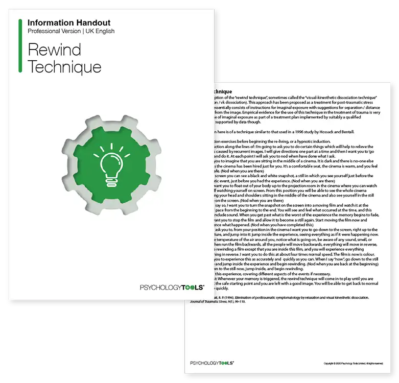 Psychology Tools resource: Rewind Technique
