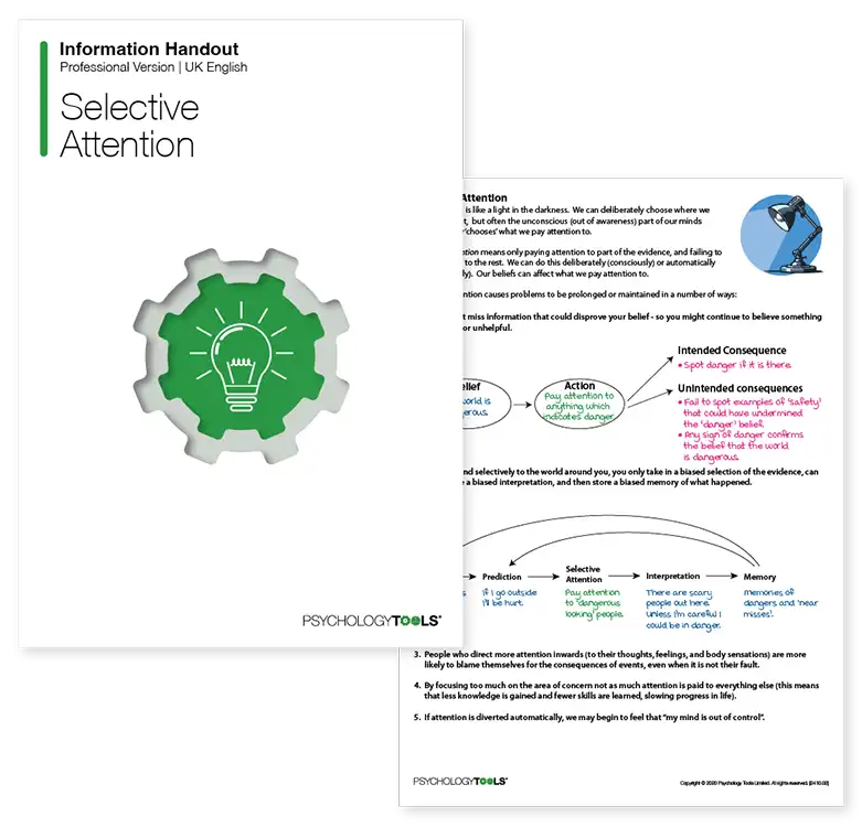 Psychology Tools resource: Selective Attention