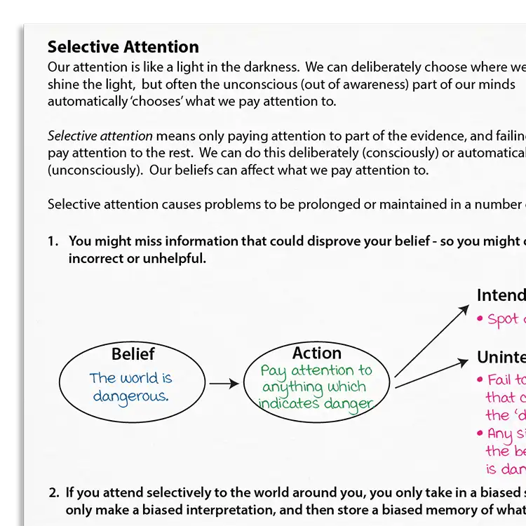 Psychology Tools resource: Selective Attention