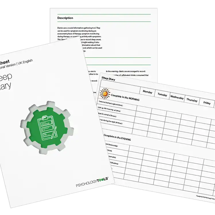 Psychology Tools resource: Sleep Diary