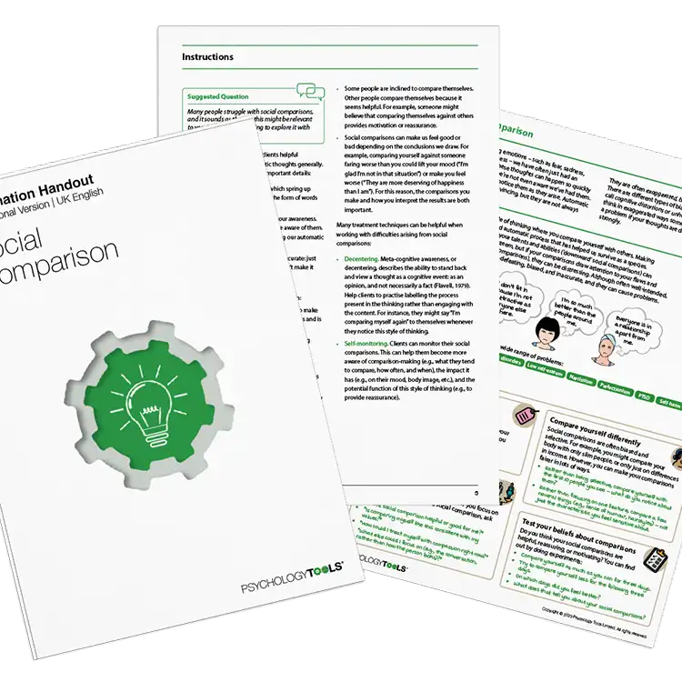 Psychology Tools resource: Social Comparison