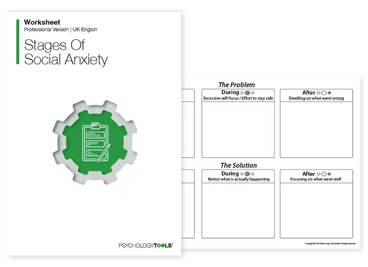 Psychology Tools resource: Stages Of Social Anxiety