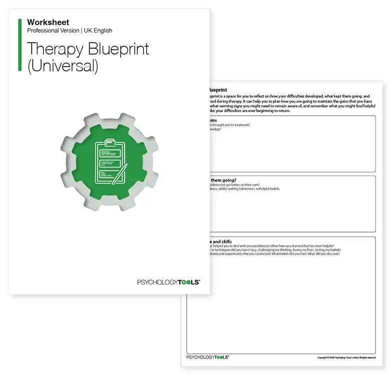 Psychology Tools resource: Therapy Blueprint (Universal)