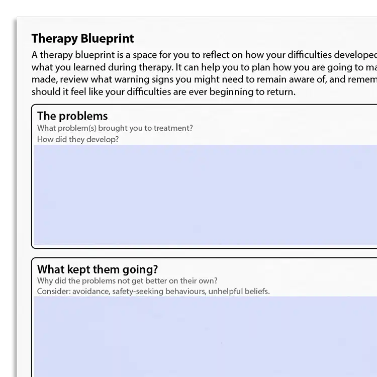 Psychology Tools resource: Therapy Blueprint (Universal)