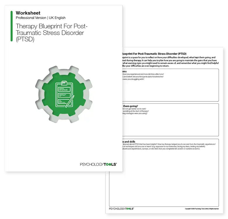 Psychology Tools resource: Therapy Blueprint For PTSD