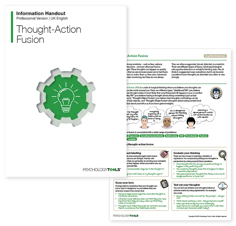 Psychology Tools resource: Thought-Action Fusion