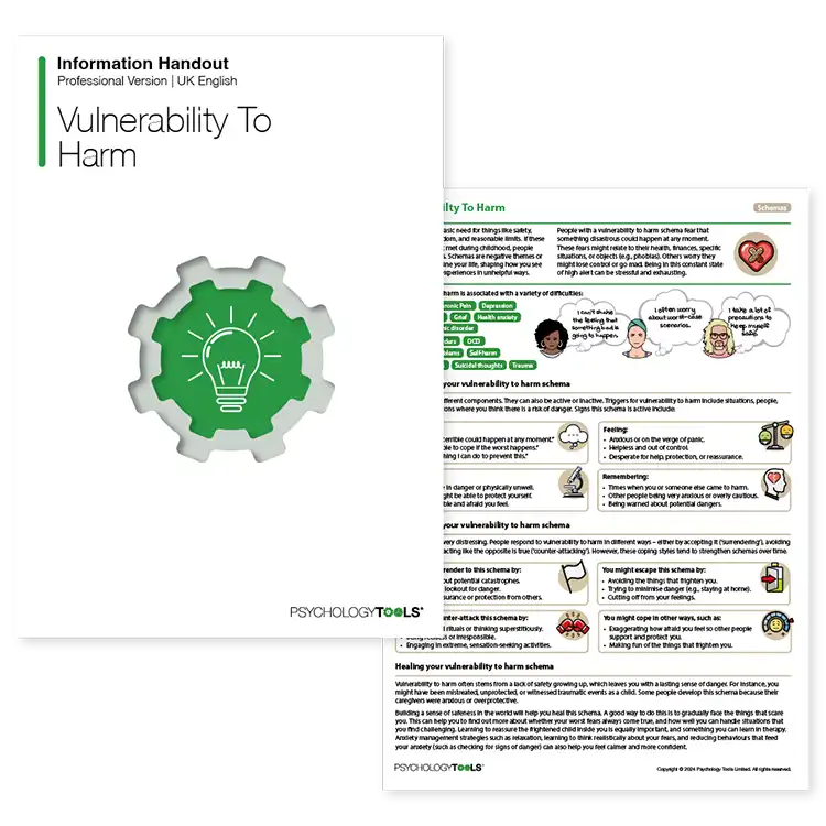 Psychology Tools resource: Vulnerability To Harm