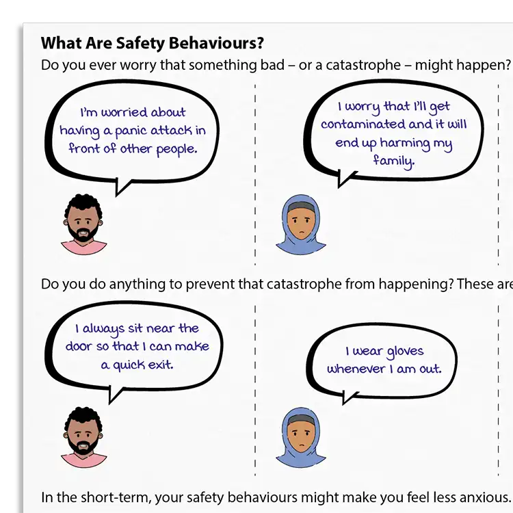 Psychology Tools resource: What Are Safety Behaviors?