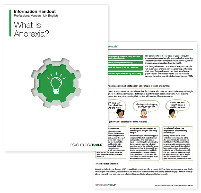 Psychology Tools resource: What Is Anorexia?