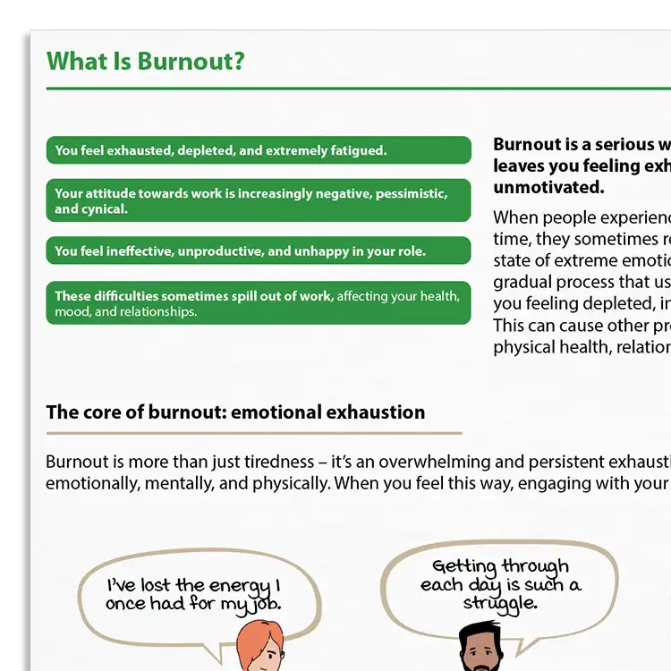 Psychology Tools resource: What Is Burnout?