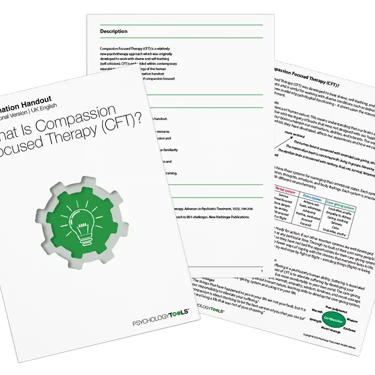 Psychology Tools resource: What Is Compassion Focused Therapy (CFT)?