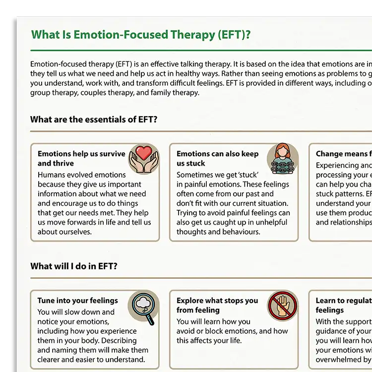 Psychology Tools resource: What Is Emotion-Focused Therapy (EFT)?