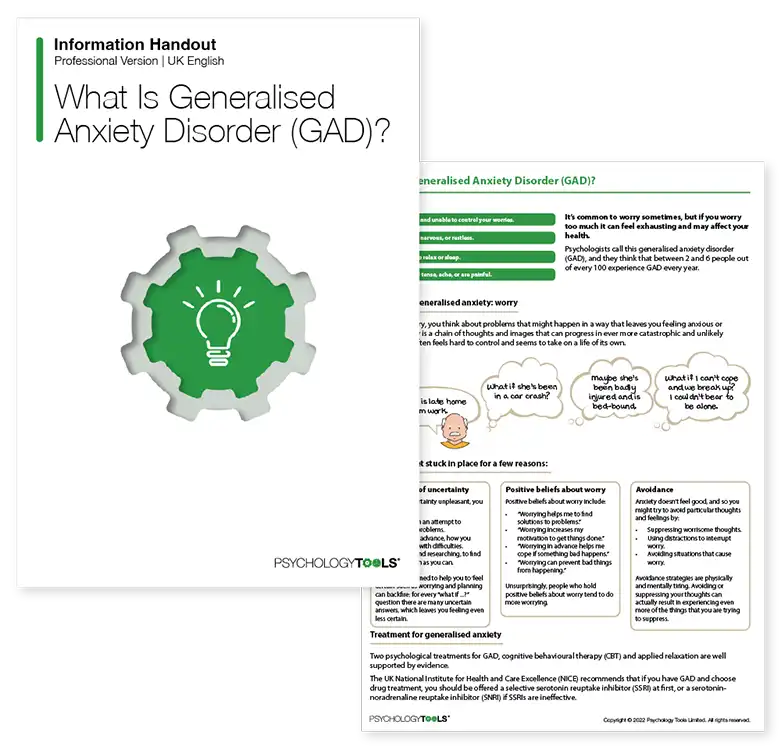 Psychology Tools resource: What Is Generalized Anxiety Disorder (GAD)?