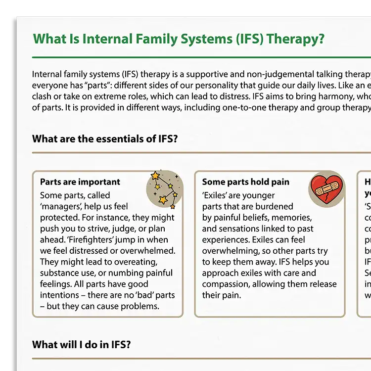 Psychology Tools resource: What Is Internal Family Systems (IFS) Therapy?