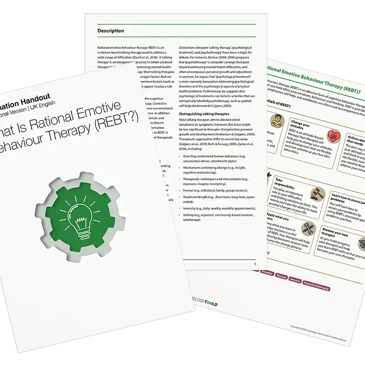 Psychology Tools resource: What Is Rational Emotive Behavior Therapy (REBT)?