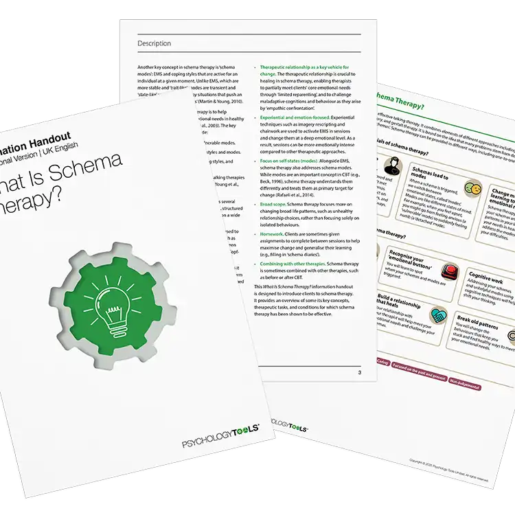 Psychology Tools resource: What Is Schema Therapy?