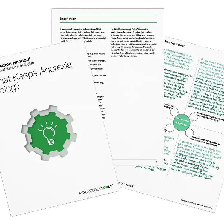Psychology Tools resource: What Keeps Anorexia Going?