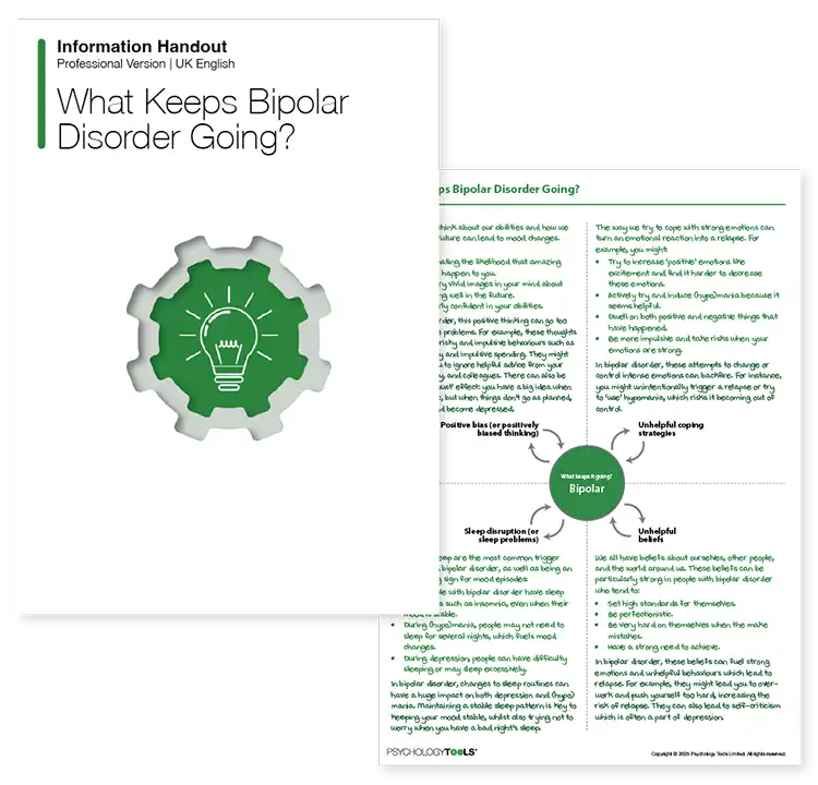 Psychology Tools resource: What Keeps Bipolar Disorder Going?