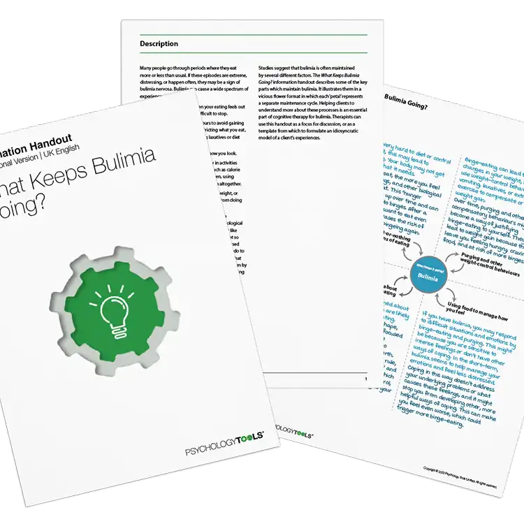 Psychology Tools resource: What Keeps Bulimia Going?