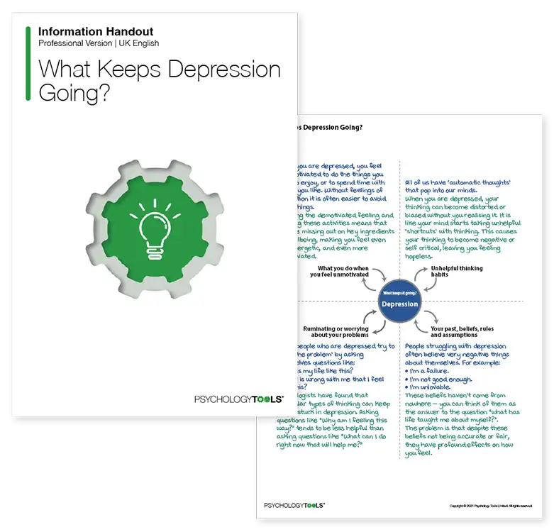 Psychology Tools resource: What Keeps Depression Going?