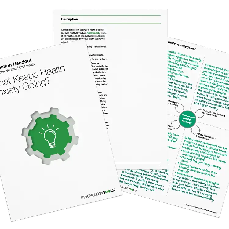 Psychology Tools resource: What Keeps Health Anxiety Going?