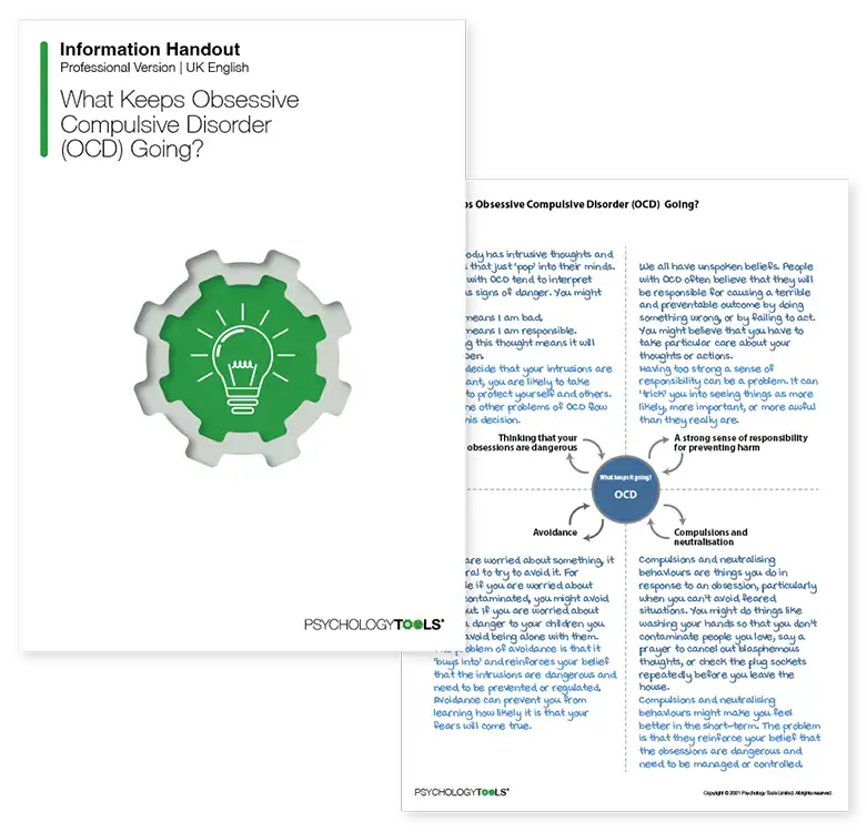 Psychology Tools resource: What Keeps Obsessive Compulsive Disorder (OCD) Going?