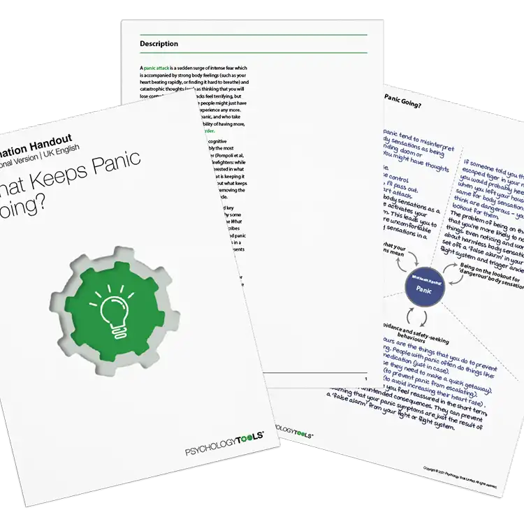 Psychology Tools resource: What Keeps Panic Going?