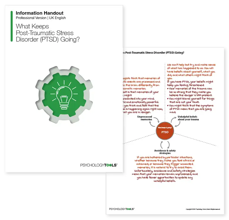 Psychology Tools resource: What Keeps Post-Traumatic Stress Disorder (PTSD) Going?