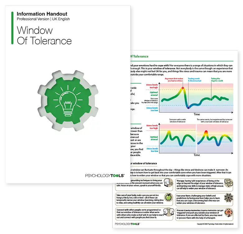 Psychology Tools resource: Window Of Tolerance