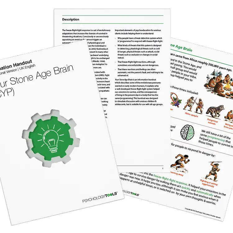 Psychology Tools resource: Your Stone Age Brain (CYP)